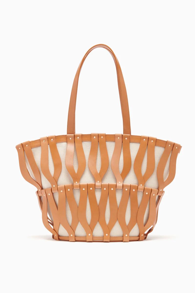 Large Leather Woven Tote | Ulla Johnson