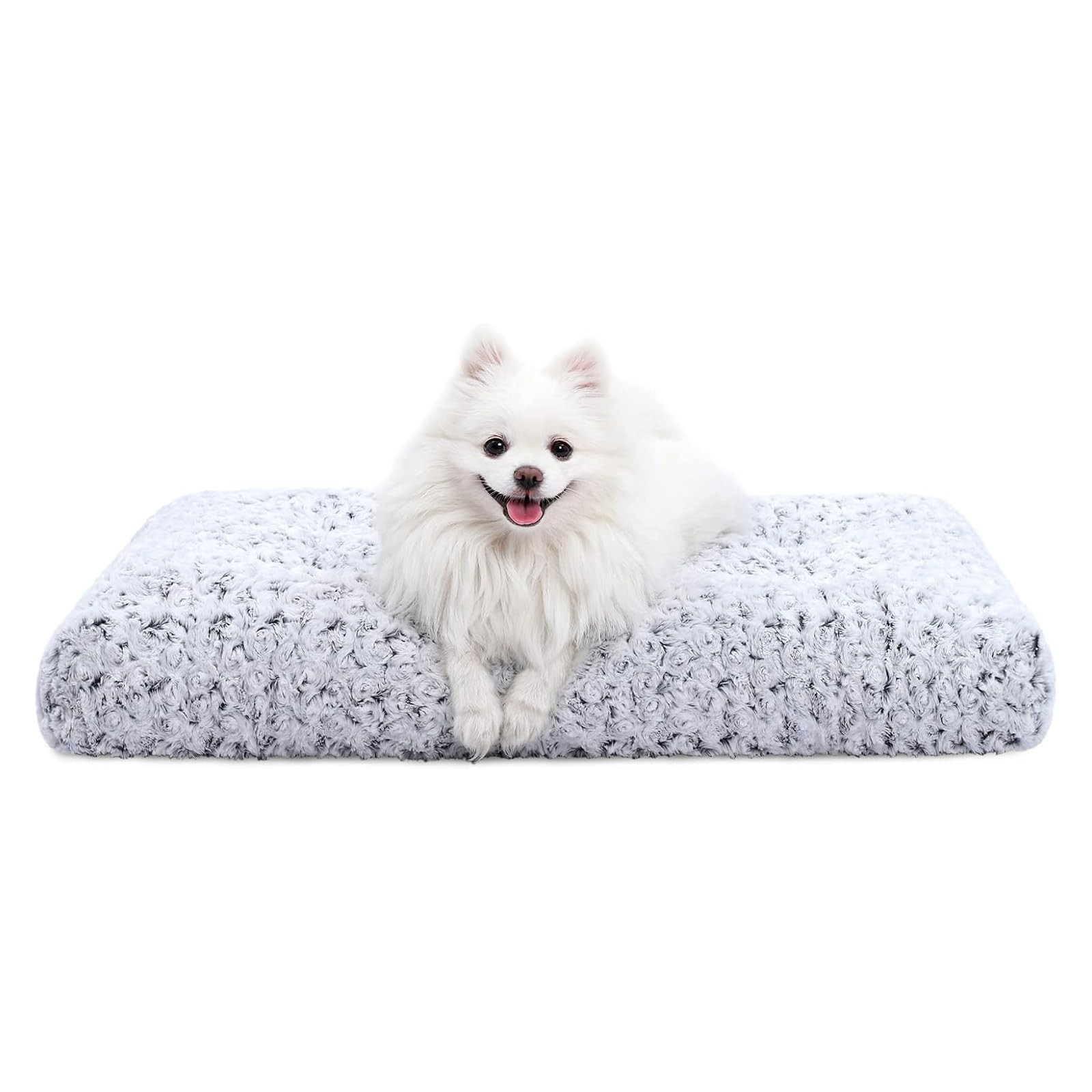 KSIIA Washable Dog Bed Deluxe Plush Dog Crate Beds Comfy Kennel Pad Anti-Slip Pet Sleeping Mat fo... | Amazon (US)