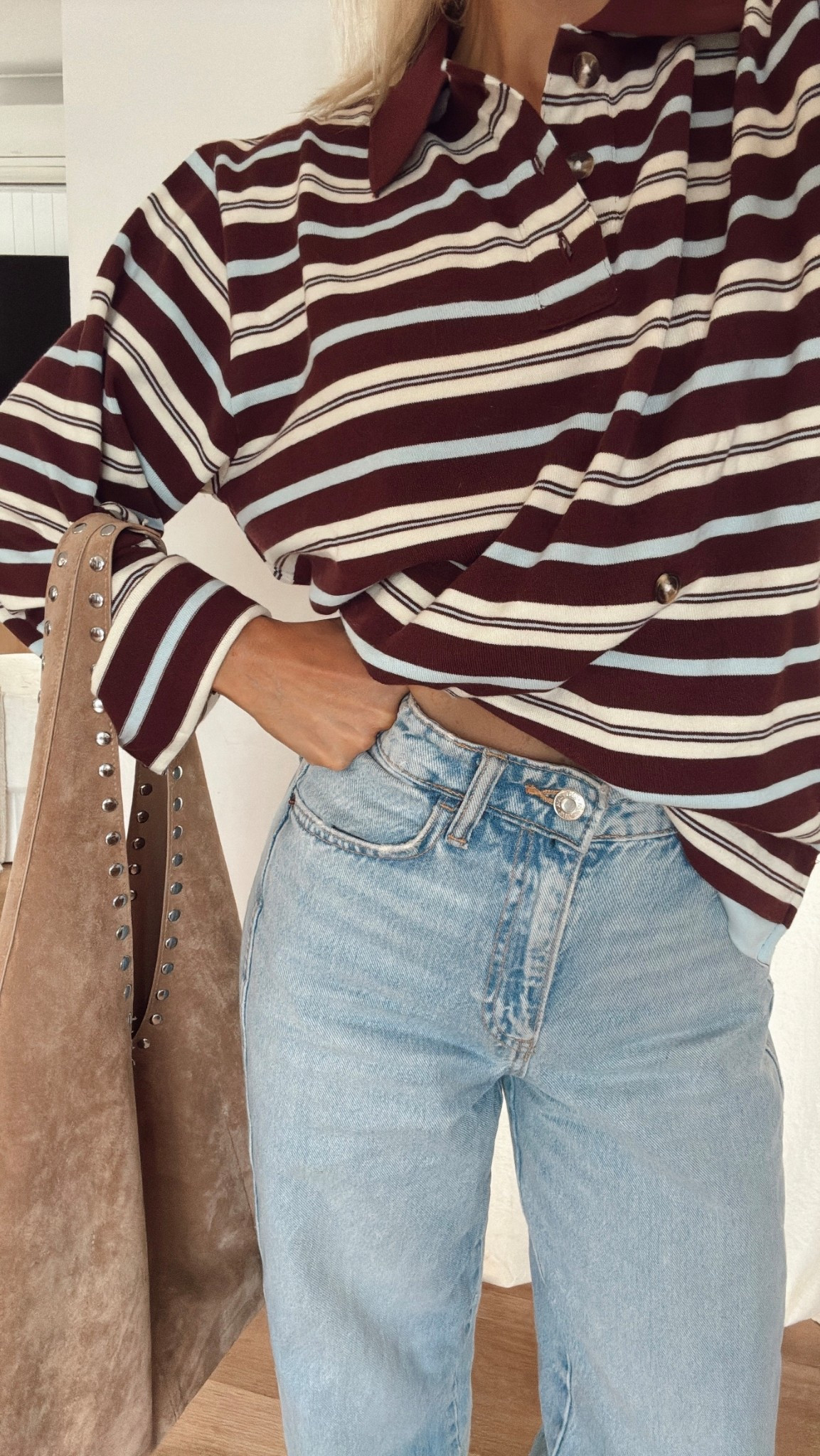 Obsessed with a rugby sweater rn. I’m wearing the xs 

#LTKootd #LTKmomlife #LTKgrwm