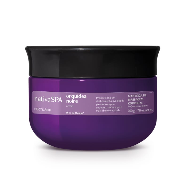 Creme de Massagem Corporal Nativa SPA Orquídea Noire 200g | oBoticario (BR)