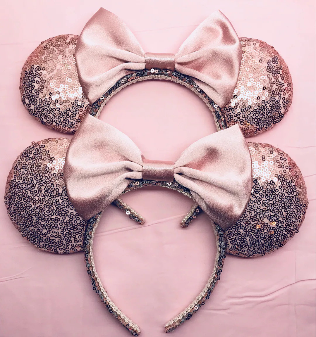 Mommy and Me Rose Gold Sequince Mickey Ears! - Etsy | Etsy (US)