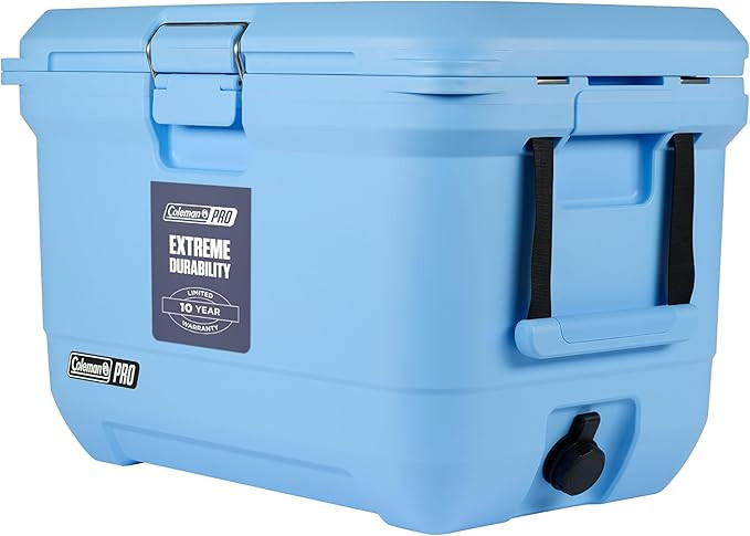 Coleman Pro Heavy-Duty 45qt Ultra-Light Premium Hard Cooler, Extra-Thick Insulation Keeps Ice up ... | Amazon (US)
