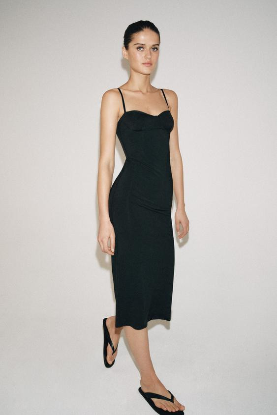SWEETHEART NECKLINE DRESS | Zara US