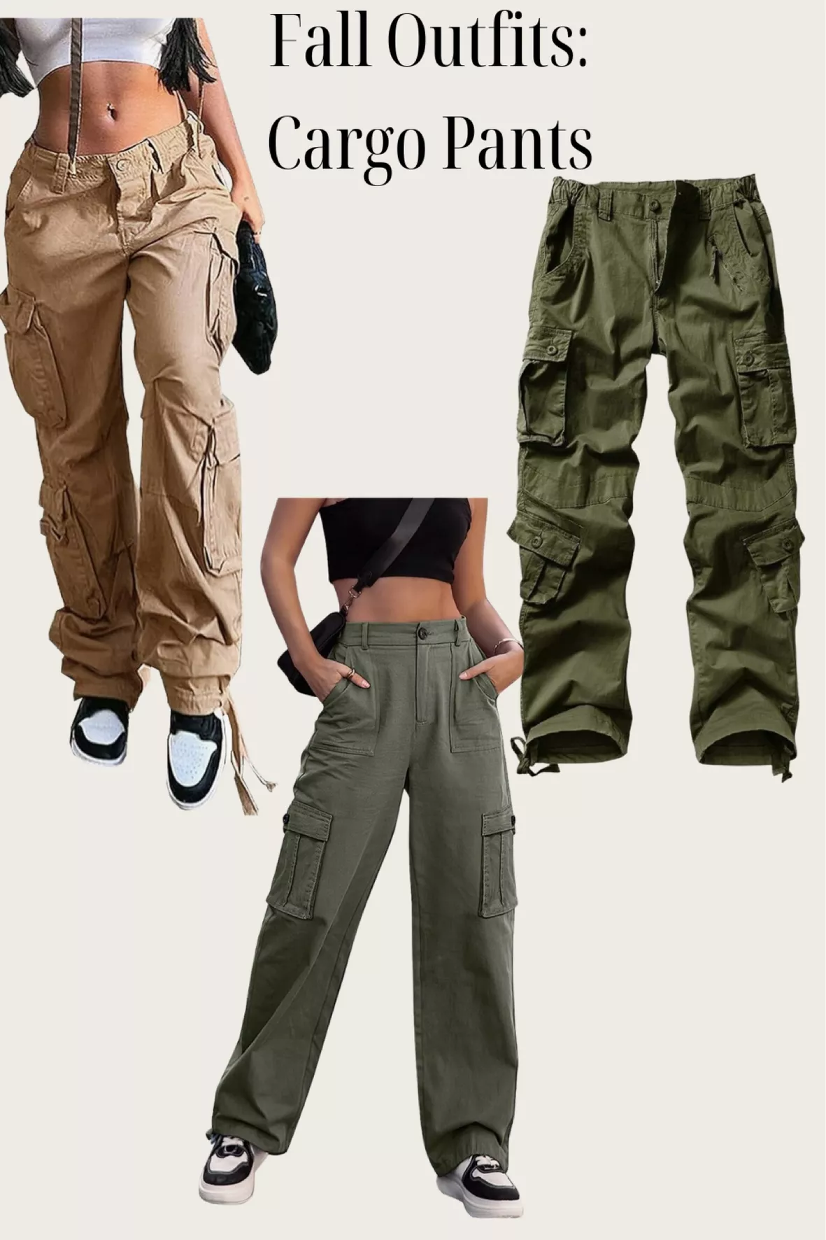 High Waist Baggy Cargo Jeans for … curated on LTK