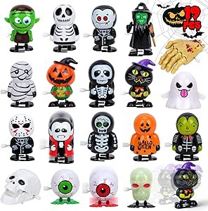 TOY Life 19 Pcs Halloween Wind Up Toys Party Favors for Kids Toddler Bulk Toys for Treat Bags Goo... | Amazon (US)