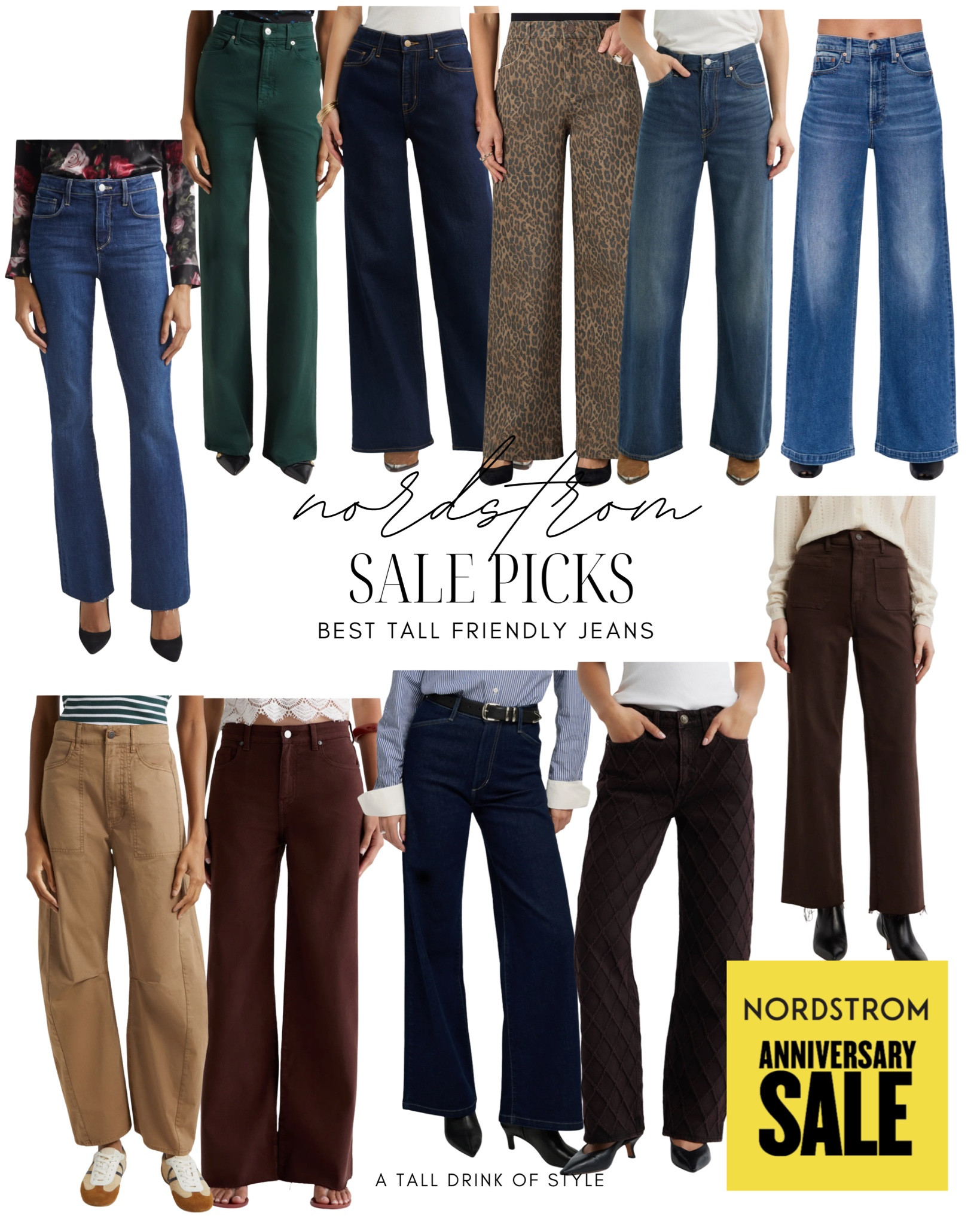 Nordstrom anniversary sale is packed with tall girl friendly jeans!

#LTKSaleAlert #LTKOver40 #LTKTall