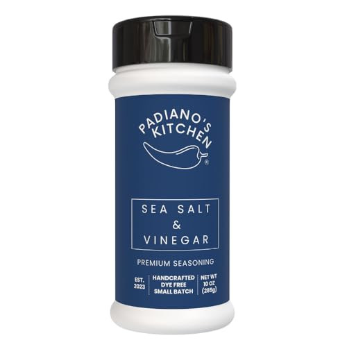 Sea Salt & Vinegar Seasoning, 10 oz, Premium Dye-Free Spice Blend from Padiano's Kitchen, Made in... | Amazon (US)