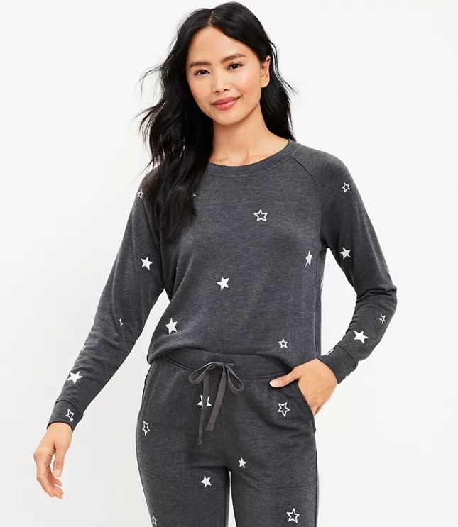 Lou & Grey Star Signaturesoft Sweatshirt | LOFT