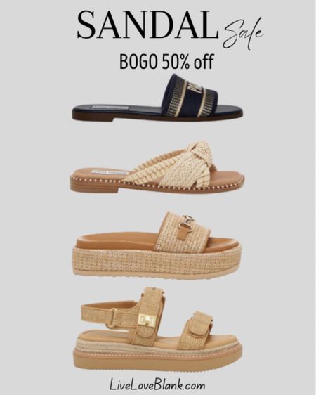 Summer sandal sale
BOGO 50% off with code VIBRANT
#ltku



#LTKSaleAlert #LTKShoeCrush #LTKSeasonal