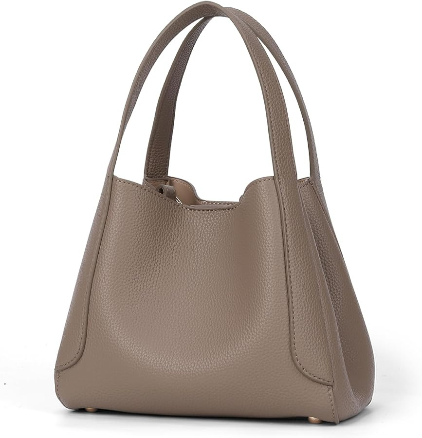 Top Handle Bag Medium Bucket Bags For Women Slouchy Crossbody Handbag Trendy Designer Shoulder Pu... | Amazon (US)