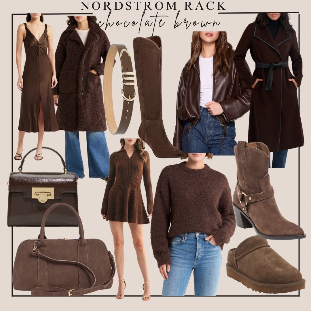 Trending Fashion - Chocolate Brown 🤎


#chocolate brown fashion
#brown sweater
#brown dress
#brown jacket 
#brown handbag
#brown purse
#brown tote
#eestern boots
#knee high boots
#suede boots
#pointed toe boots
#sweater dress
#satin dress
#wool coat
#brown Uggs
#casual style
#date night outfit 
#weekend style
#casual chic
#errands outfit
#travel outfit
#christmas party outfit 
#holiday outfit
#winter fashion
#fall fashion
#fall outfit 
#outfit inspo
#fashion inspo
#sale finds
#nordstrom rack finds
#affordable fashion
#gift for her
#gift idea
#gift guide 


#LTKHoliday #LTKOver40 #LTKootd