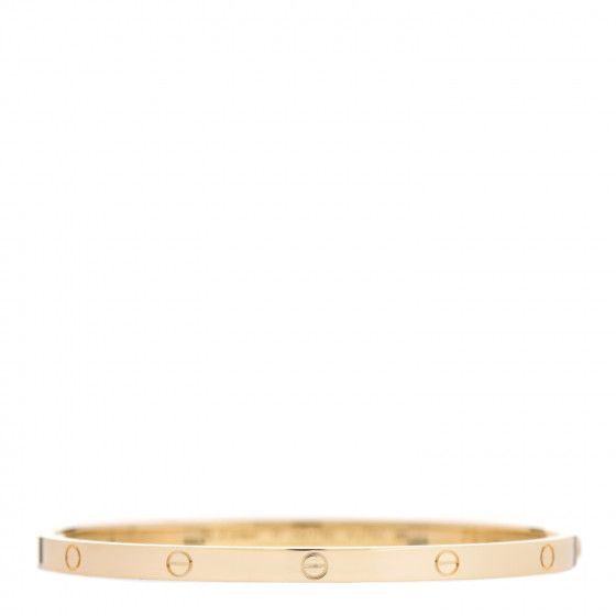 CARTIER 18K Yellow Gold Small LOVE Bracelet 17 | FASHIONPHILE | Fashionphile