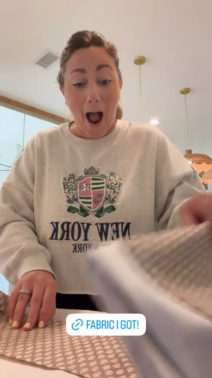 This fabric I got for my next DIY is so good! 👏🏼
THEBLOOMINGNEST fabric diy project 

#LTKSeasonal #LTKHome