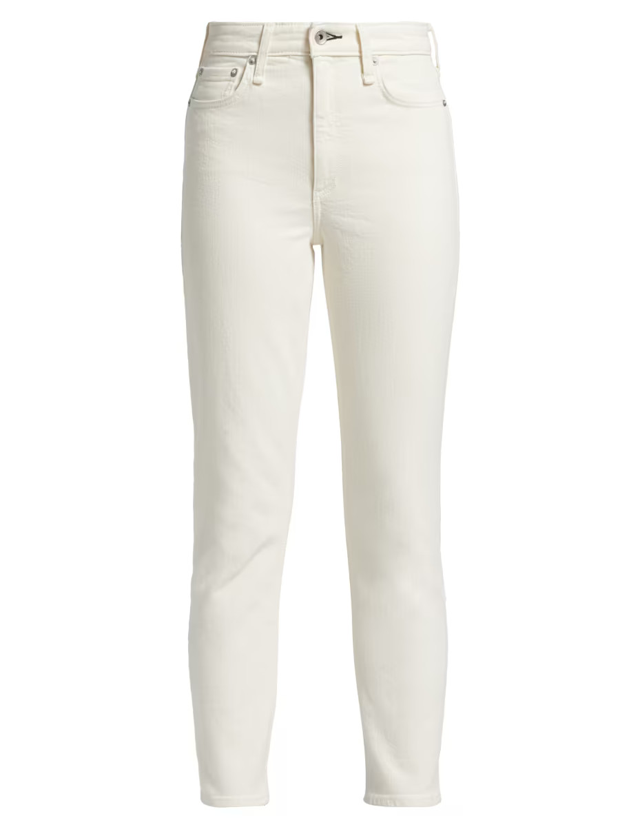 Nina High-Rise Skinny Ankle Jeans | Saks Fifth Avenue