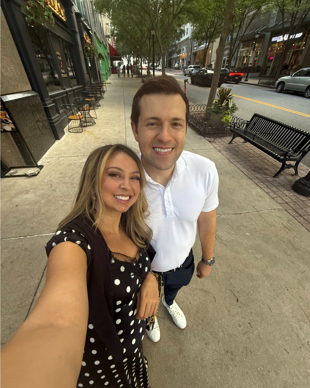 Date night fit 🖤✨
Wore this comfy polka dot dress out to dinner and then to see Book of Mormon—10/10 night. The dress was cute and cozy