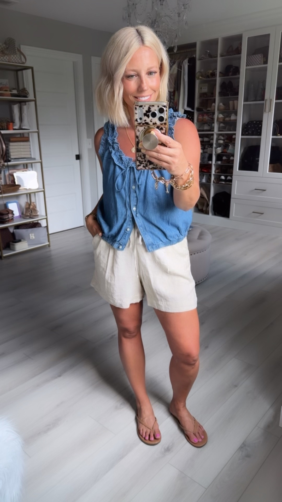 These shorts are on sale for under $14!!! Wearing size small in both tank and shorts!

#LTKootd #LTKSaleAlert #LTKmomlife