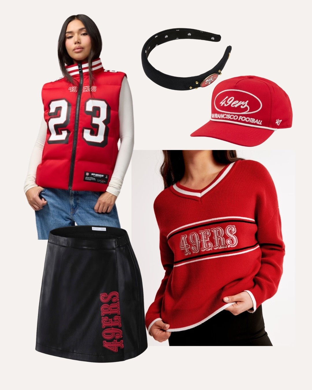 Niners football fashion #nfl #nflfashion #footballfashion 

#LTKActive
