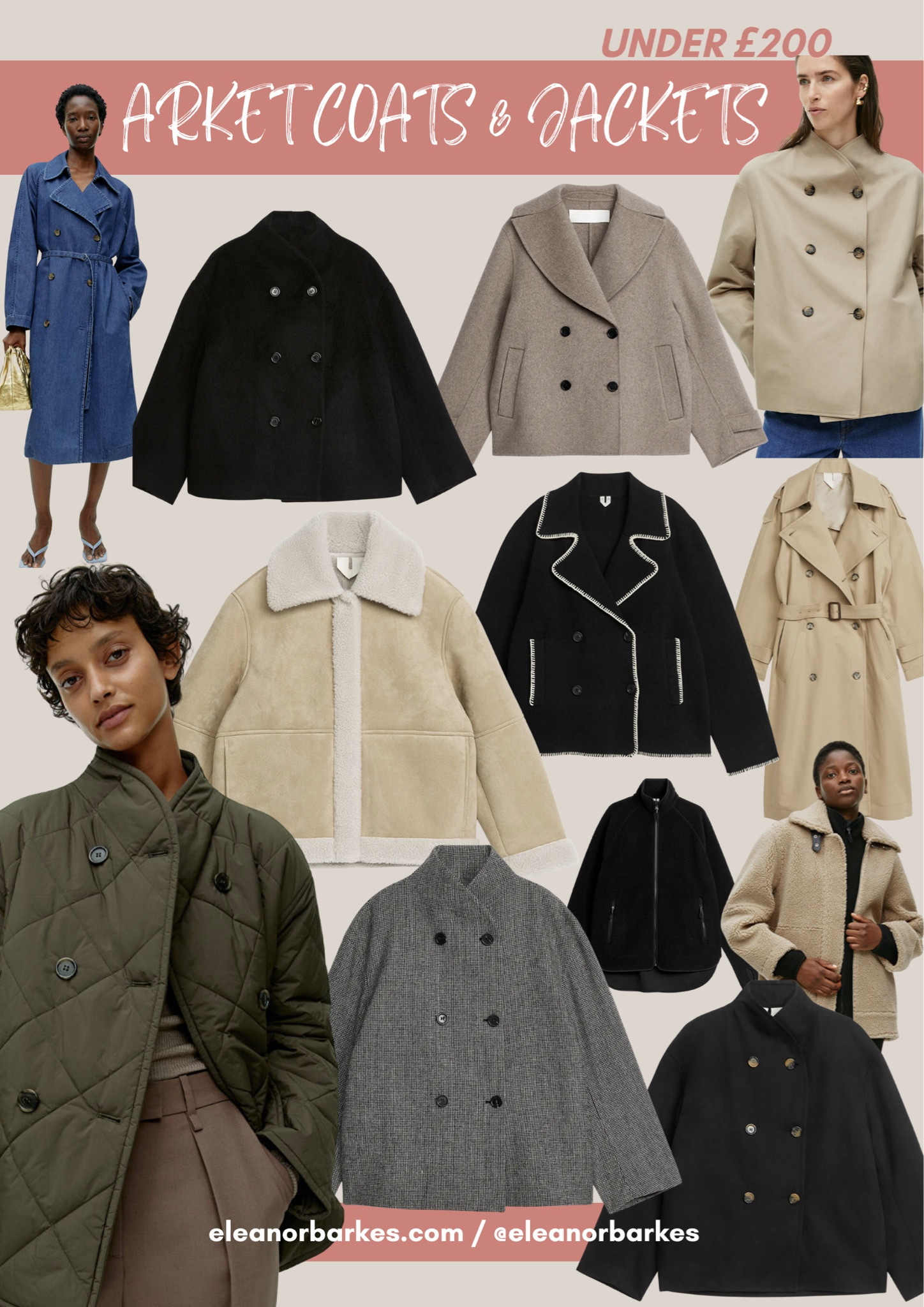 Arket coats hot sale