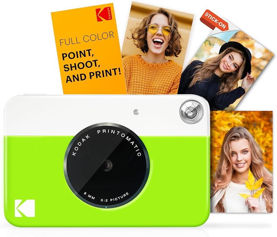 KODAK Printomatic Full-Color Instant Print Digital Camera - Colorful Photos On Zink 2x3" Sticky-B... | Amazon (US)