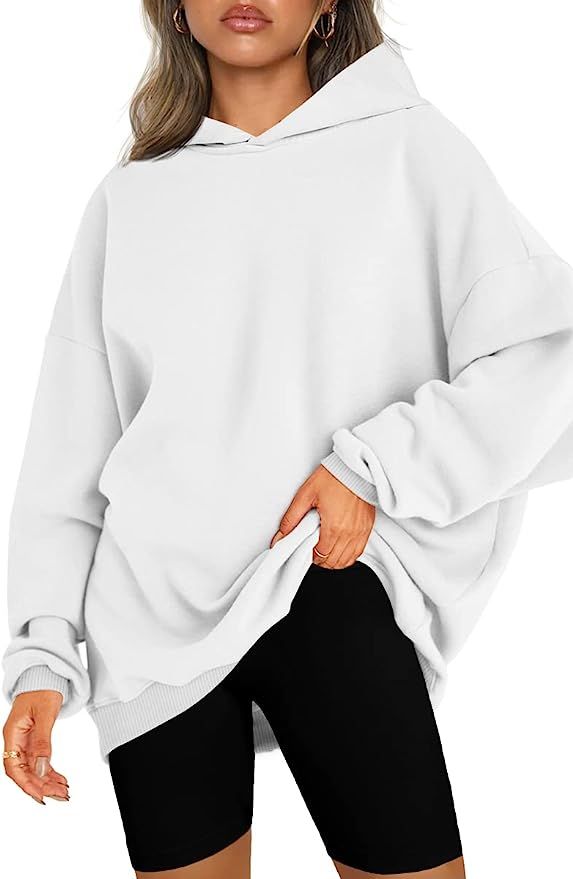 EFAN Women's Oversized Hoodies Fleece Hooded Sweatshirts Casual Long Sleeve Pullover Loose Lightw... | Amazon (US)