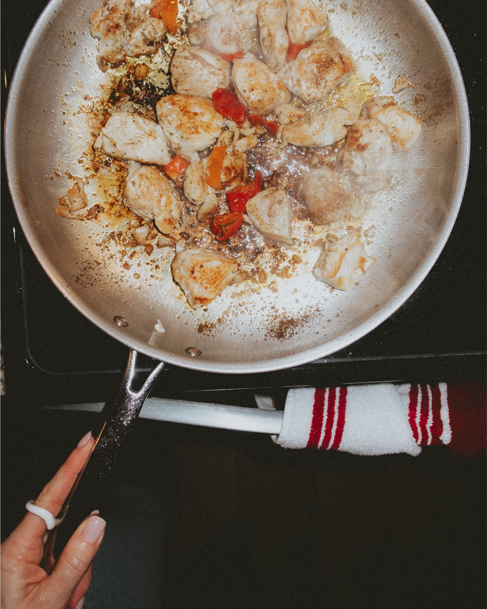 A trip to Trader Joe’s means dining in: chicken breast 🐓 with mushroom risotto & barolo 🍷 

#LTKstorytime #LTKmomlife #LTKfoodie