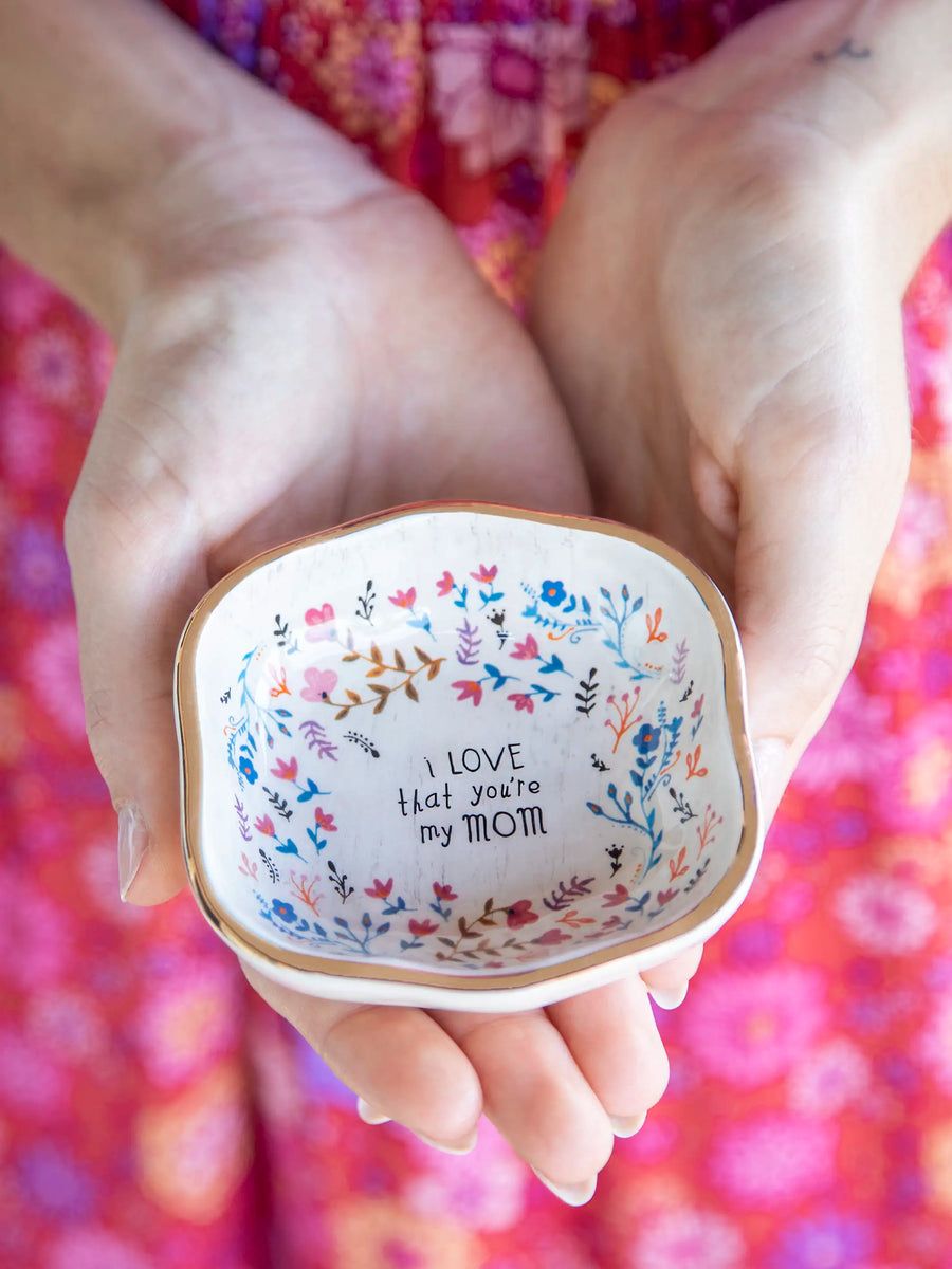 Antiqued Trinket Bowl - Mom | Natural Life