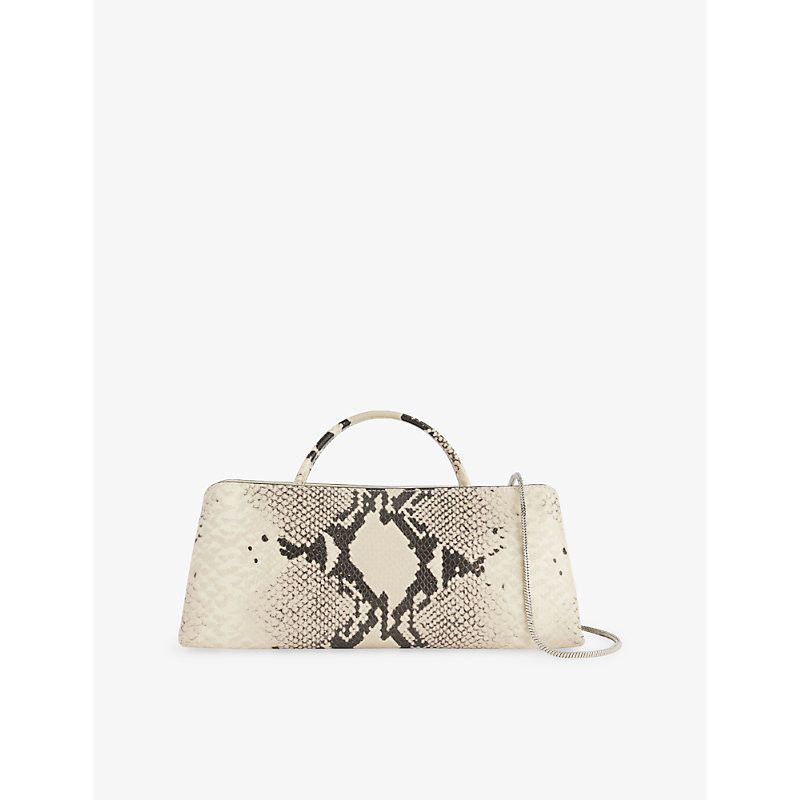 Verafied Womens Phython Vera Clutch Shoulder Bag | Selfridges