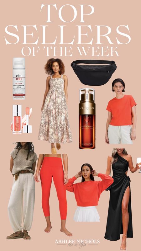 Top sellers
Elta md
Clarins double serum
Lululemon 
Amazon finds
Maxi dress from target 