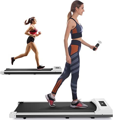 Under Desk Treadmill, 2.5HP Walking Pad Treadmills Portable Electric Quiet Walking Treadmill Unde... | Amazon (US)