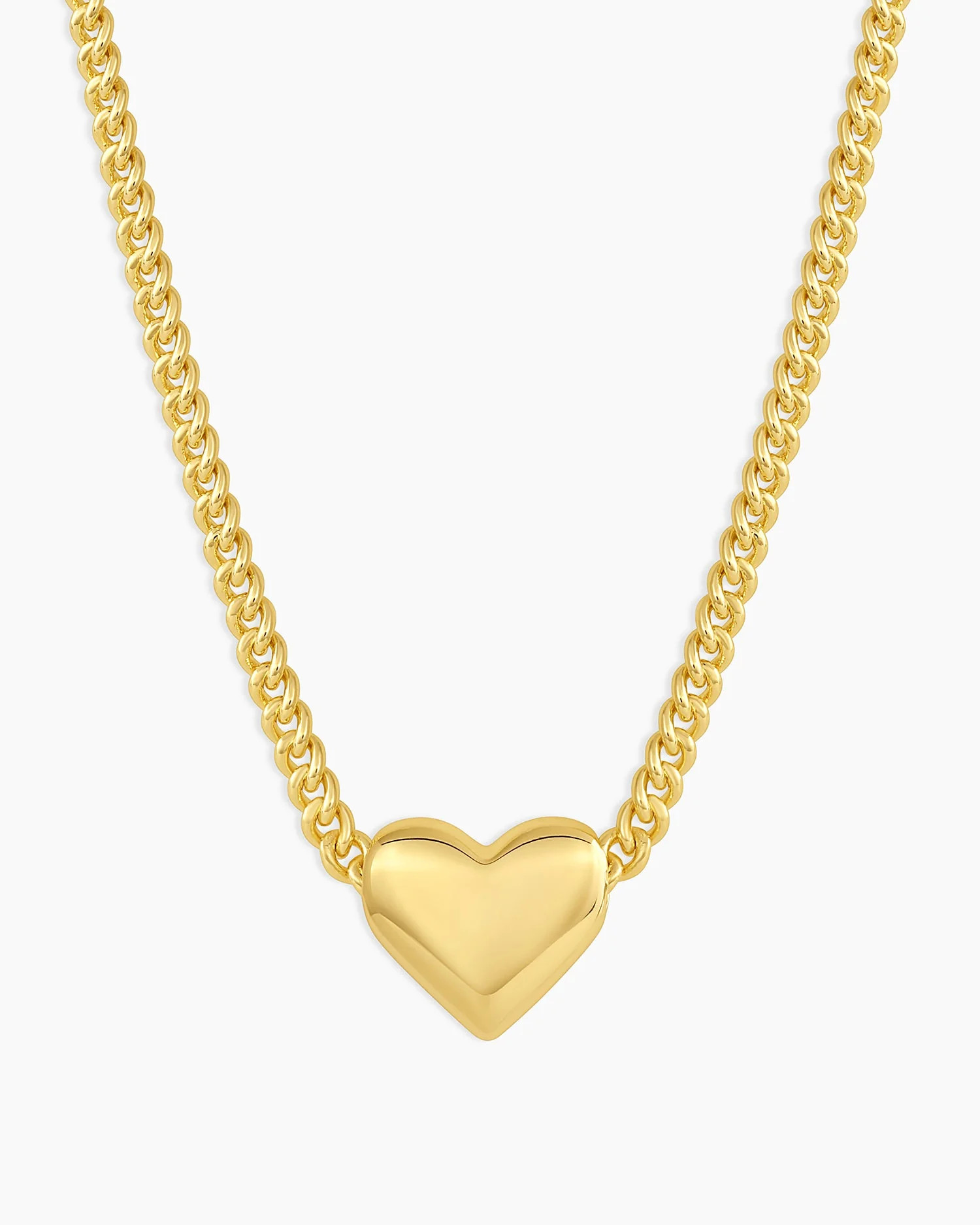 Lou Heart Charm Necklace | Gorjana