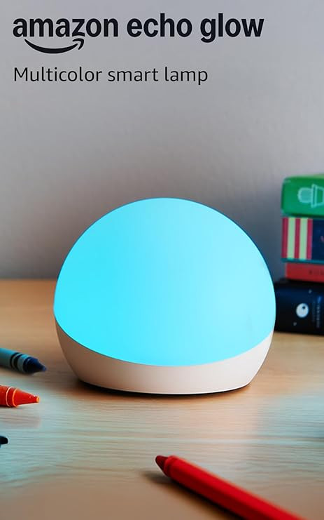 Echo Glow - Multicolor smart lamp, Works with Alexa | Amazon (US)