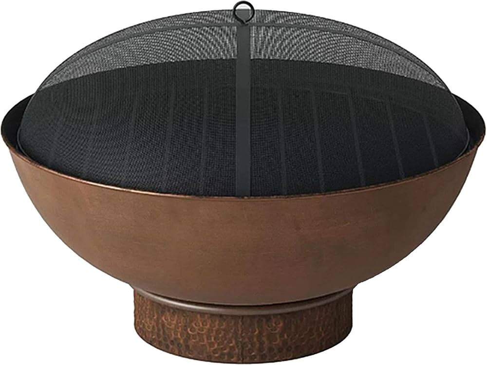 Bond Manufacturing 51578 Tazon 30" Wood Burning Steel Fire Pit, Copper | Amazon (US)