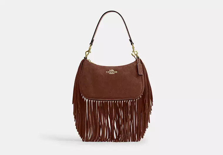Teri Shoulder Bag With Fringe | Coach Outlet US