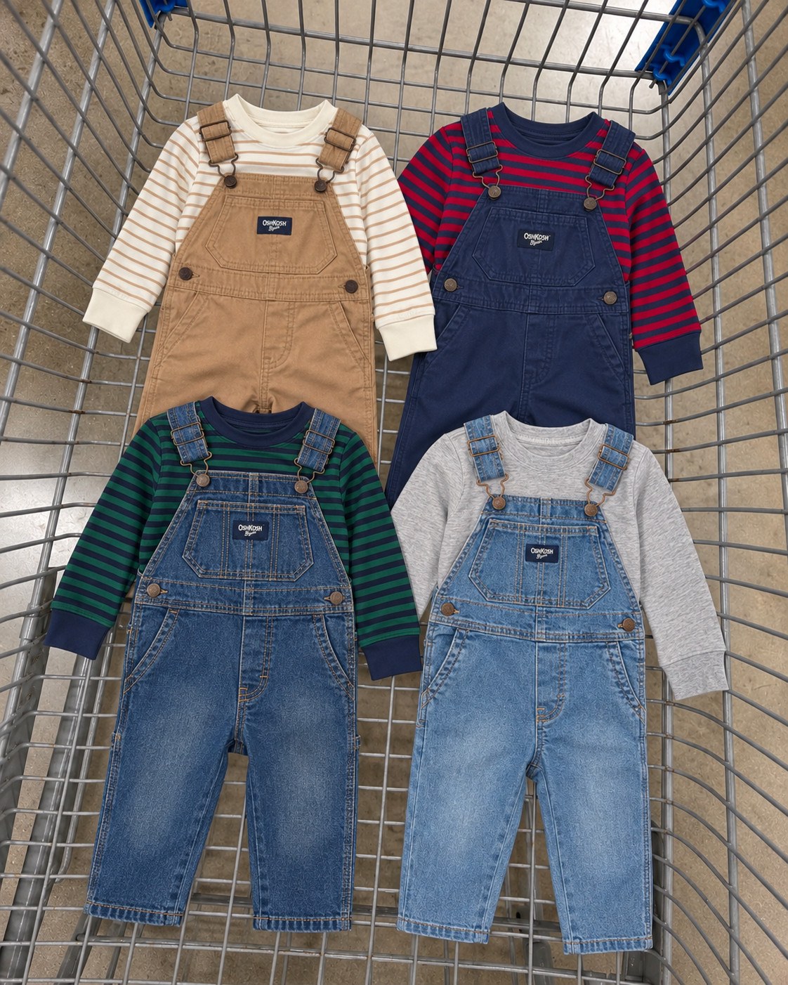 Classic little boy outfits that never go out of style 🤎💙 Stripes + overalls are such an easy combo for fall, family pictures, Thanksgiving and everyday wear!
-
#BoyMomStyle #ToddlerBoyOutfits #KidsFallStyle #OshKoshKids #MomFinds  

 #LTKmomlife #LTKBaby #LTKKids