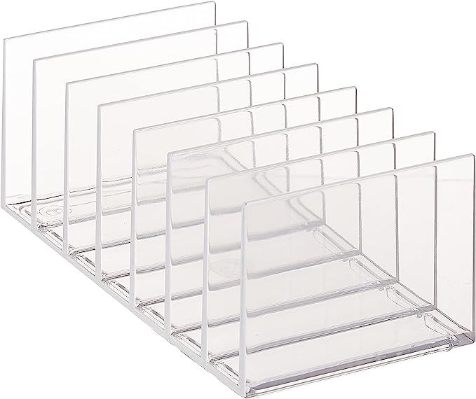 iDesign The Sarah Tanno Collection Plastic Cosmetics and Makeup Palette Organizer, Clear/White 20... | Amazon (US)