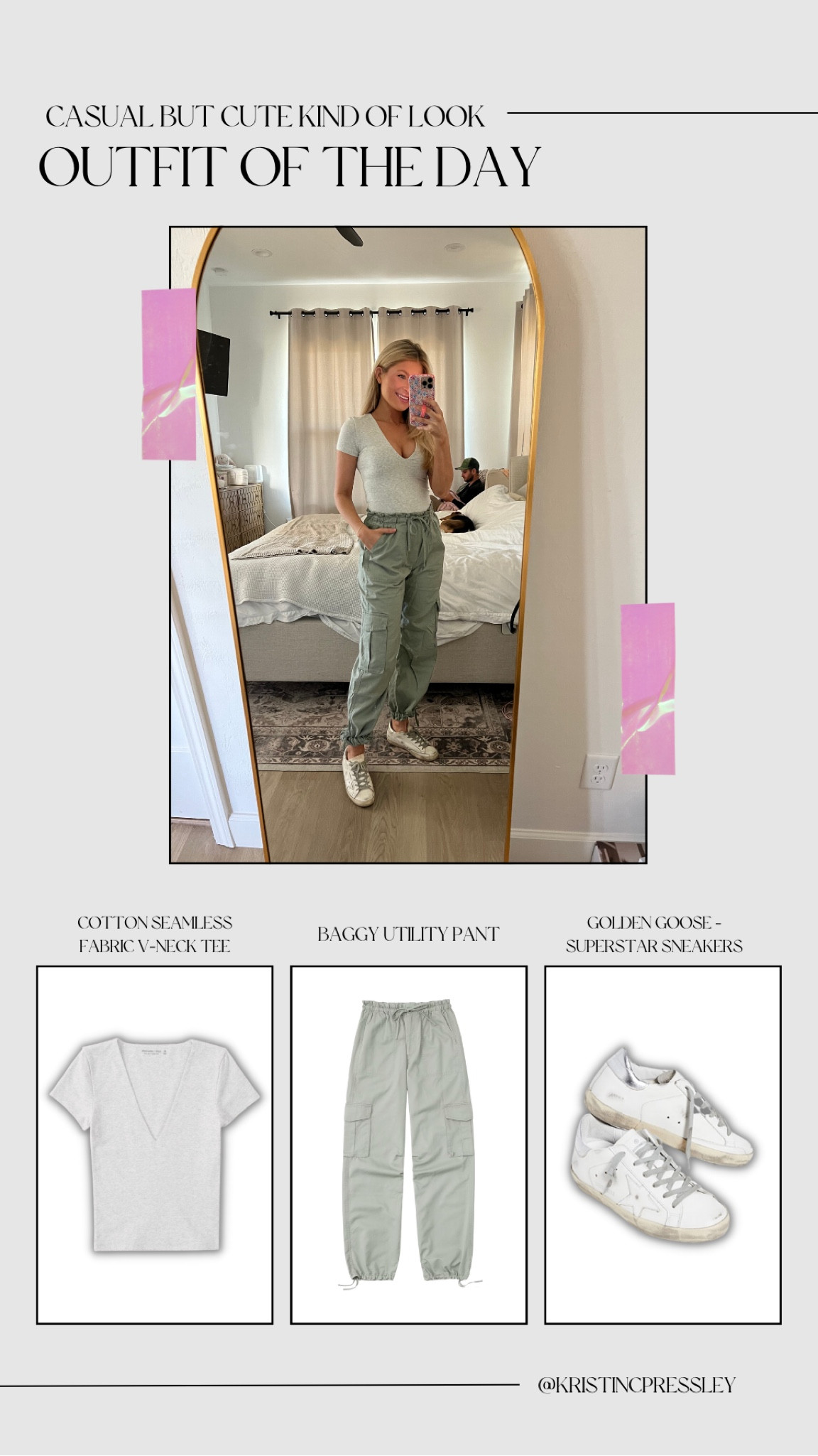 Outfit of the Day! (Wearing xs in top, xs short in pants and 36 in shoes)

OOTD. Abercrombie and Fitch. Golden Goose. Causal. Sneakers. 

#LTKstyletip