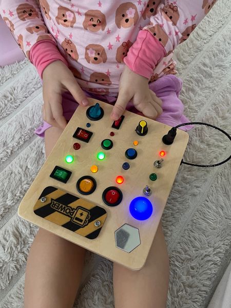 Toddler busy board 
Montessori toy 
Sensory board 


#LTKfindsunder50 #LTKfamily #LTKkids