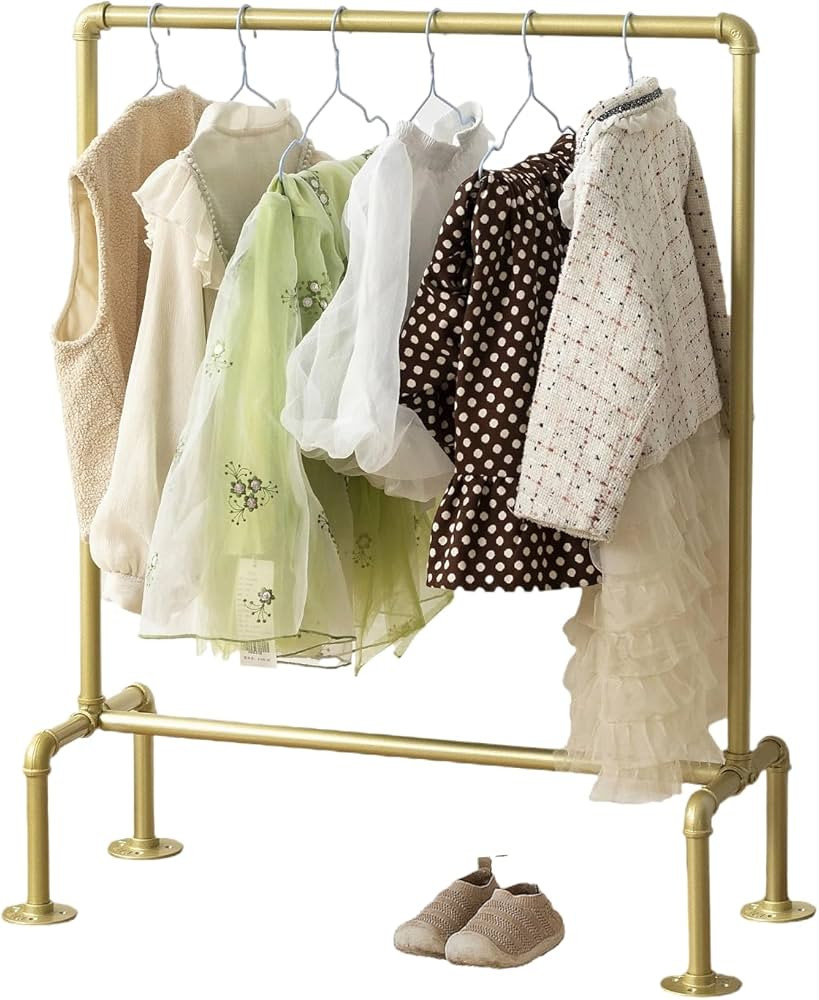 Kids Pipes Dress up Racks, Kids Clothing Racks, Child Garment Racks, Hanging Clothes Rod Storage ... | Amazon (US)