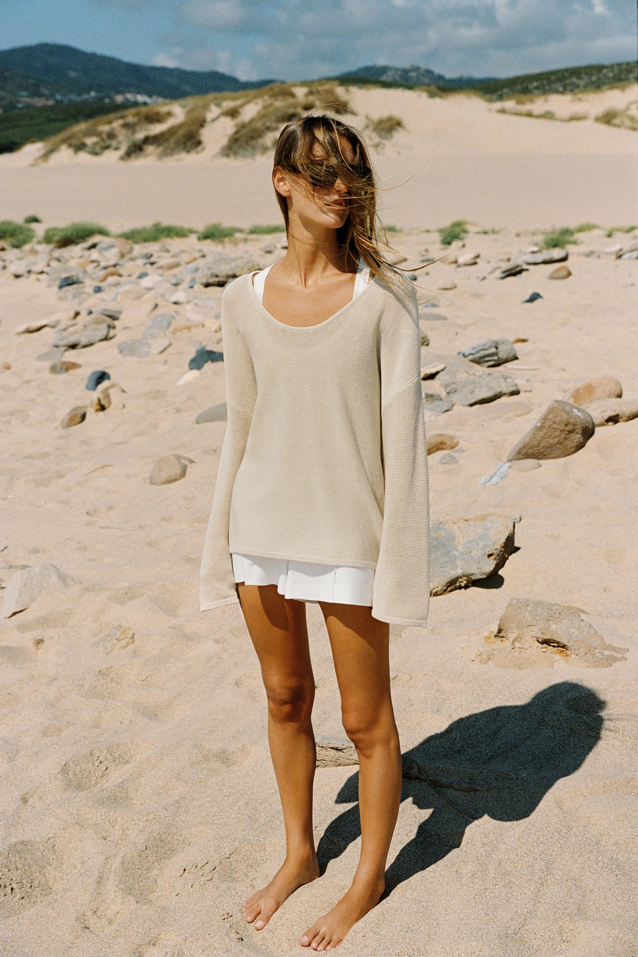 ROUND NECK KNIT SWEATER | Zara US