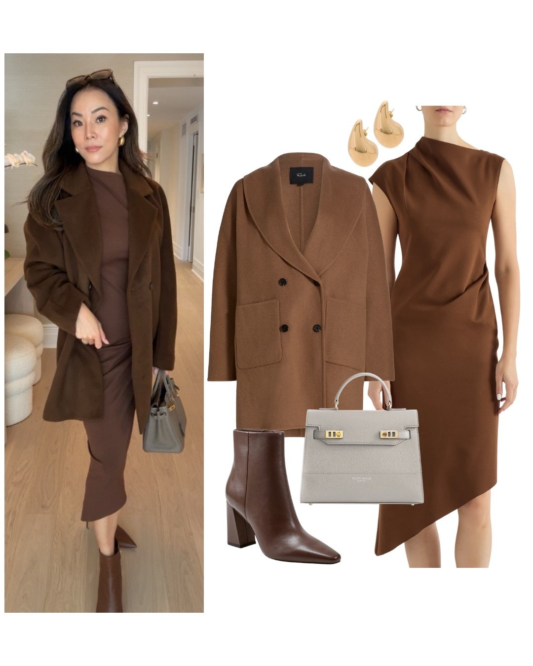 A monochromatic brown look I love for fall/winter. 🤎 Linked the exact pieces I’m wearing along with similar options—clean lines, rich textures, and easy layers that always feel elevated.

#falloutfit #winteroutfit #neutraloutfit #monochromelook #elevatedessentials #classicwardrobe #chicoutfit #ltkfashion #ltkstyle #outfitinspo



#LTKSeasonal #LTKootd #LTKWorkwear