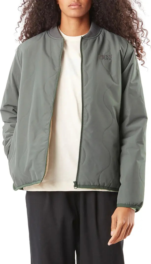 Treeby Water Repellent Quilted Faux Fur Lined Jacket | Nordstrom