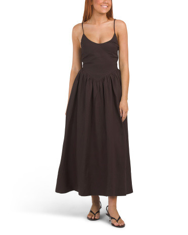 Linen Blend Melinda Dress | Casual Dresses  | Marshalls | Marshalls