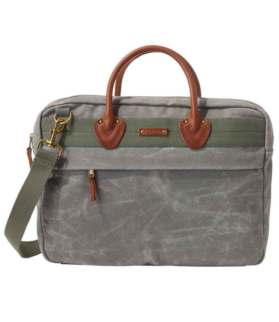 Waxed Canvas Briefcase | L.L. Bean