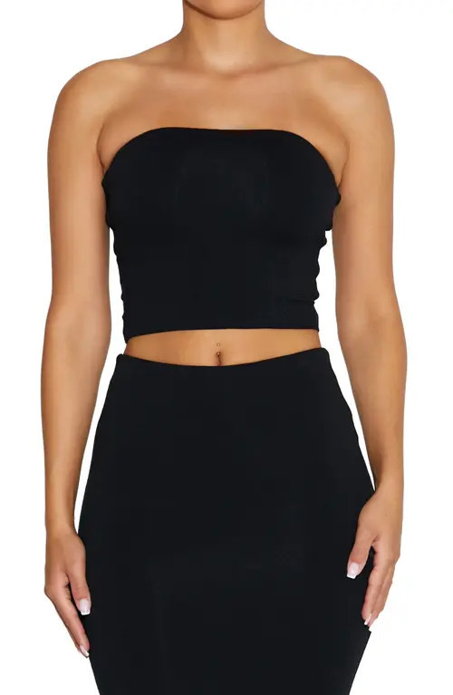 Naked Wardrobe The NW Tube Top in Black at Nordstrom, Size Medium | Nordstrom