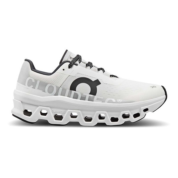 Women's On Cloudmonster Running Shoes 8 Undyed-White | Scheels