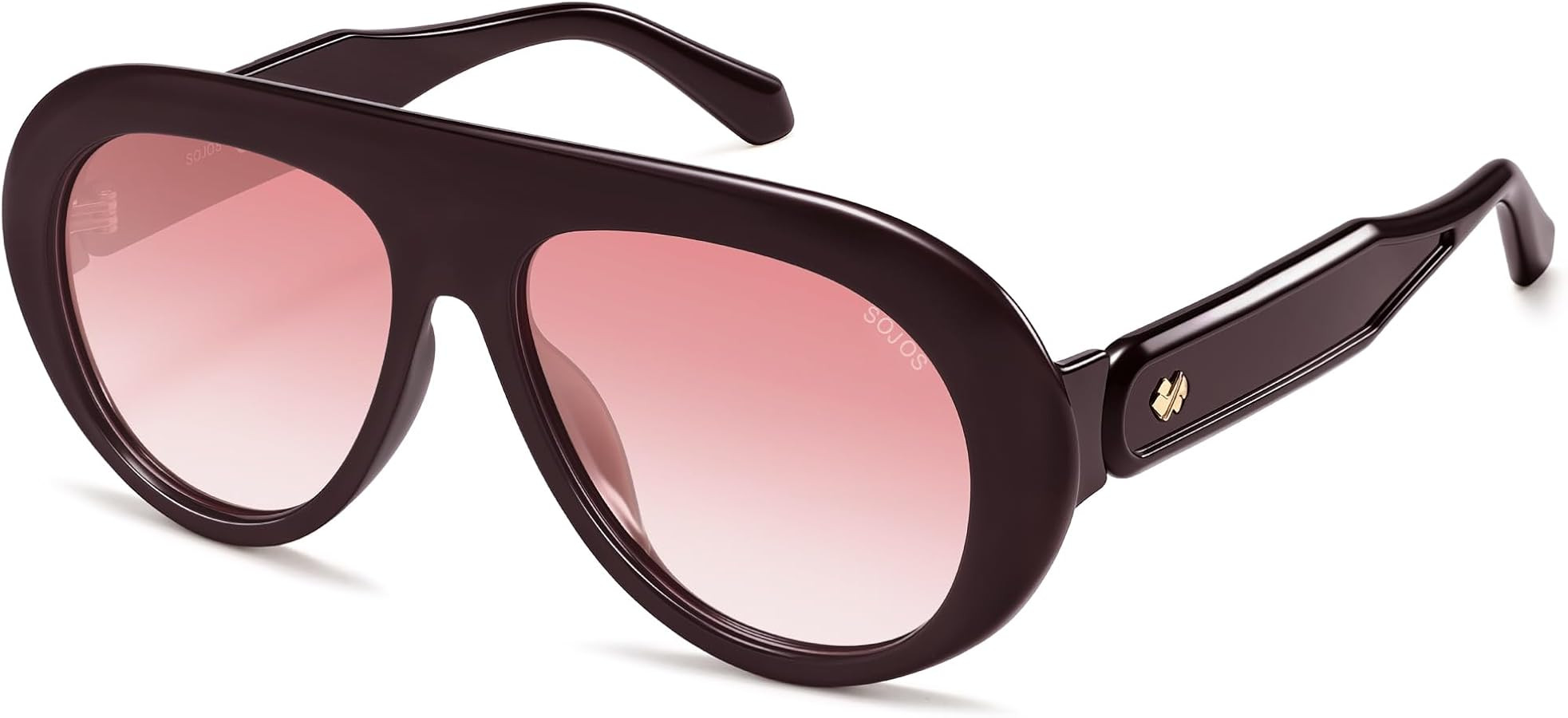 SOJOS Trendy Oversized Polarized Aviator Sunglasses Womens Men Retro Vintage 70s Style UV Protect... | Amazon (US)