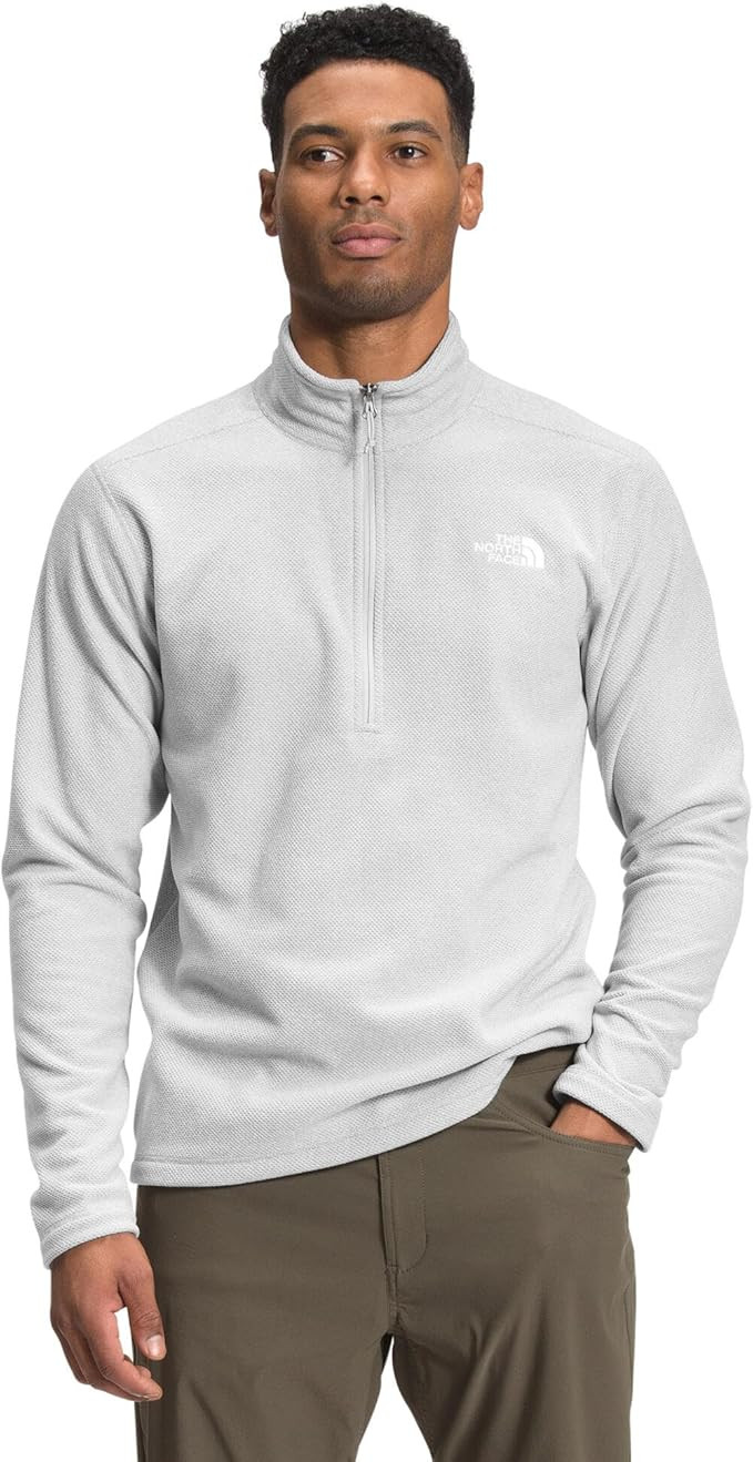 THE NORTH FACE Men's Textured Cap Rock 1/4 Zip Pullover | Fleece Jacket, Fold Over Collar & Embro... | Amazon (US)