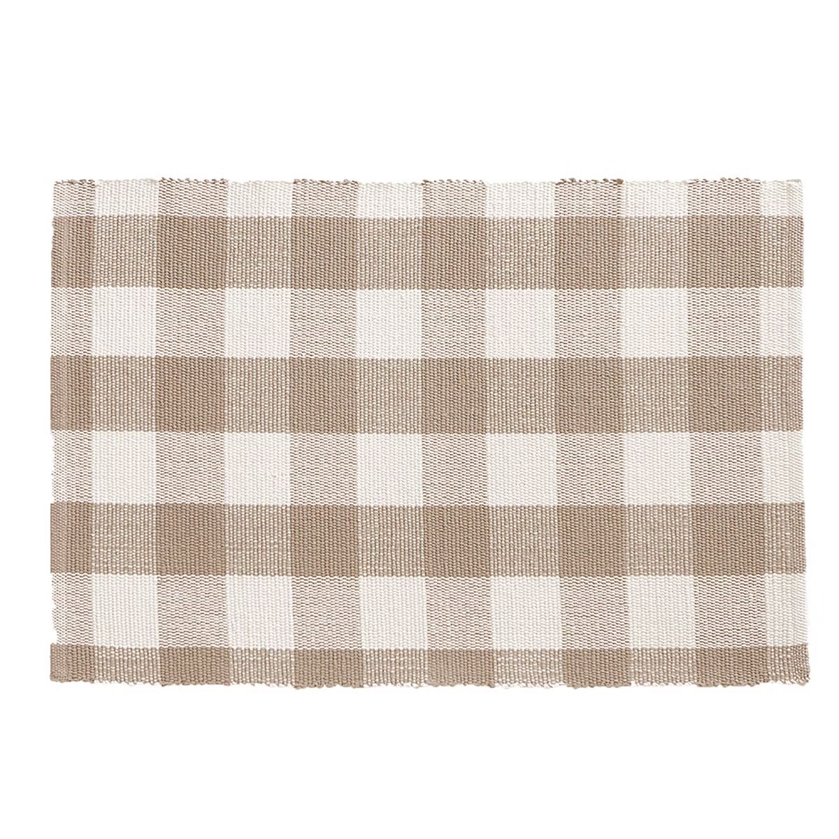 Farmhouse Living Buffalo Check Woven Kitchen Mat - Elrene Home Fashions | Target