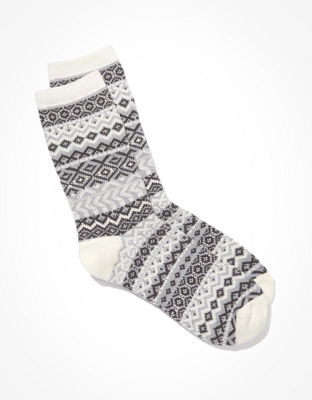 AE Fairisle Crew Sock | American Eagle Outfitters (US & CA)