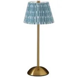 Home Decor Collection Rechargeable LED Table Lamp Blue Floral | Walmart (US)